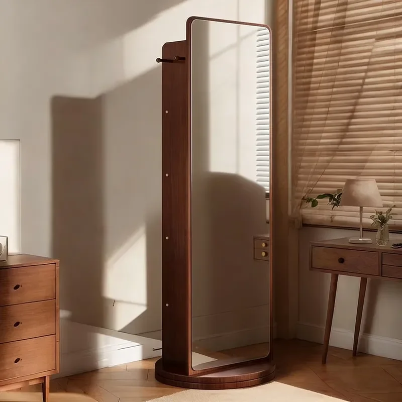 Modern Nordic Mirror Rotating Shoe Cabinet with EU Ce Certification Hotel Apartment Family Villa Rotating Shoe Cabinet