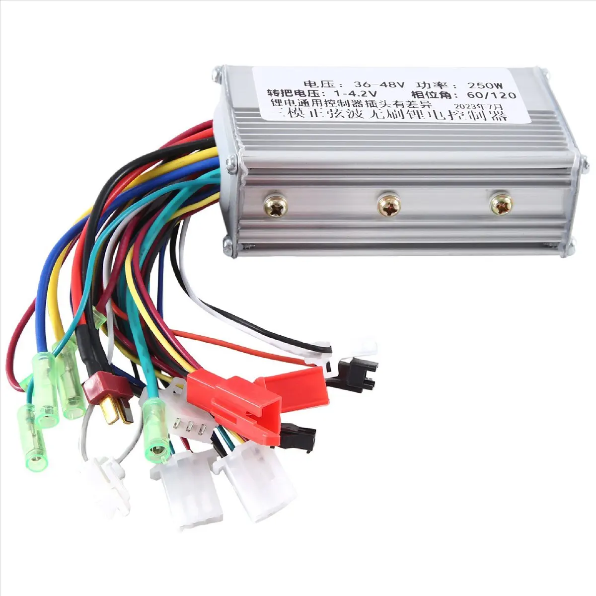 

(X07A) Electric Bicycle Controller E-Bike Accessories 36V/48V 250W Electric Bike Motor Brushless Sinewave Controller