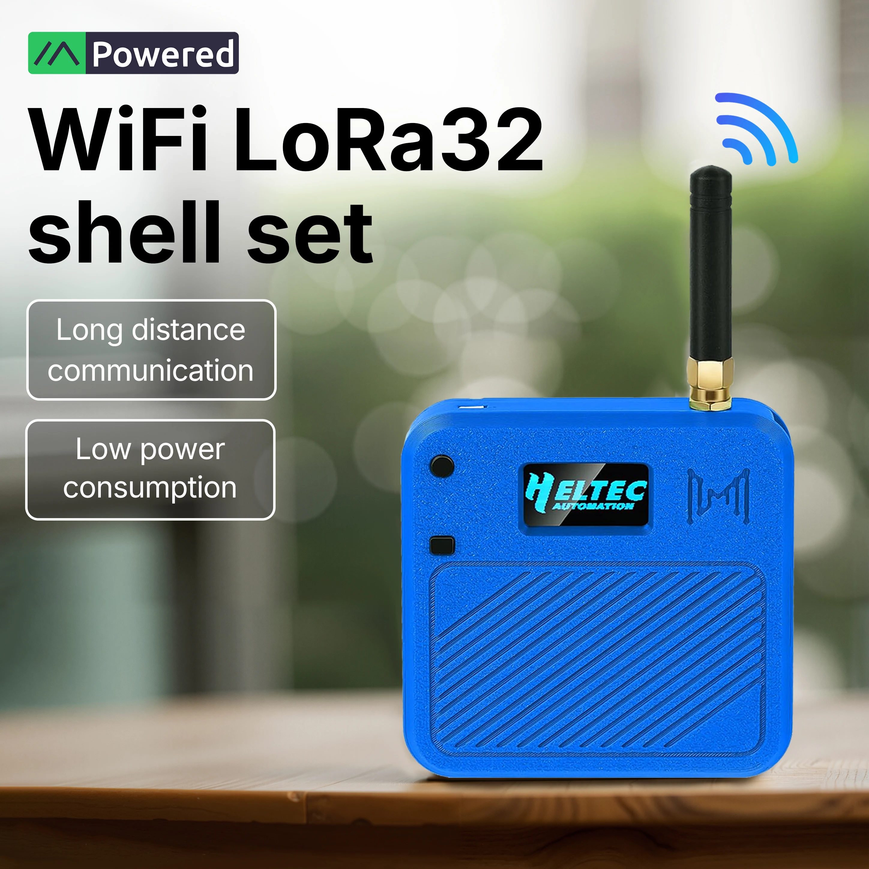 

Meshtastic Heltec V3 ESP32 LoRa 32 Dev-Board Kit Case with 800mAh Battery OLED USB C WiFi Bluetooth IoT SX1262 433MHz 868MHz