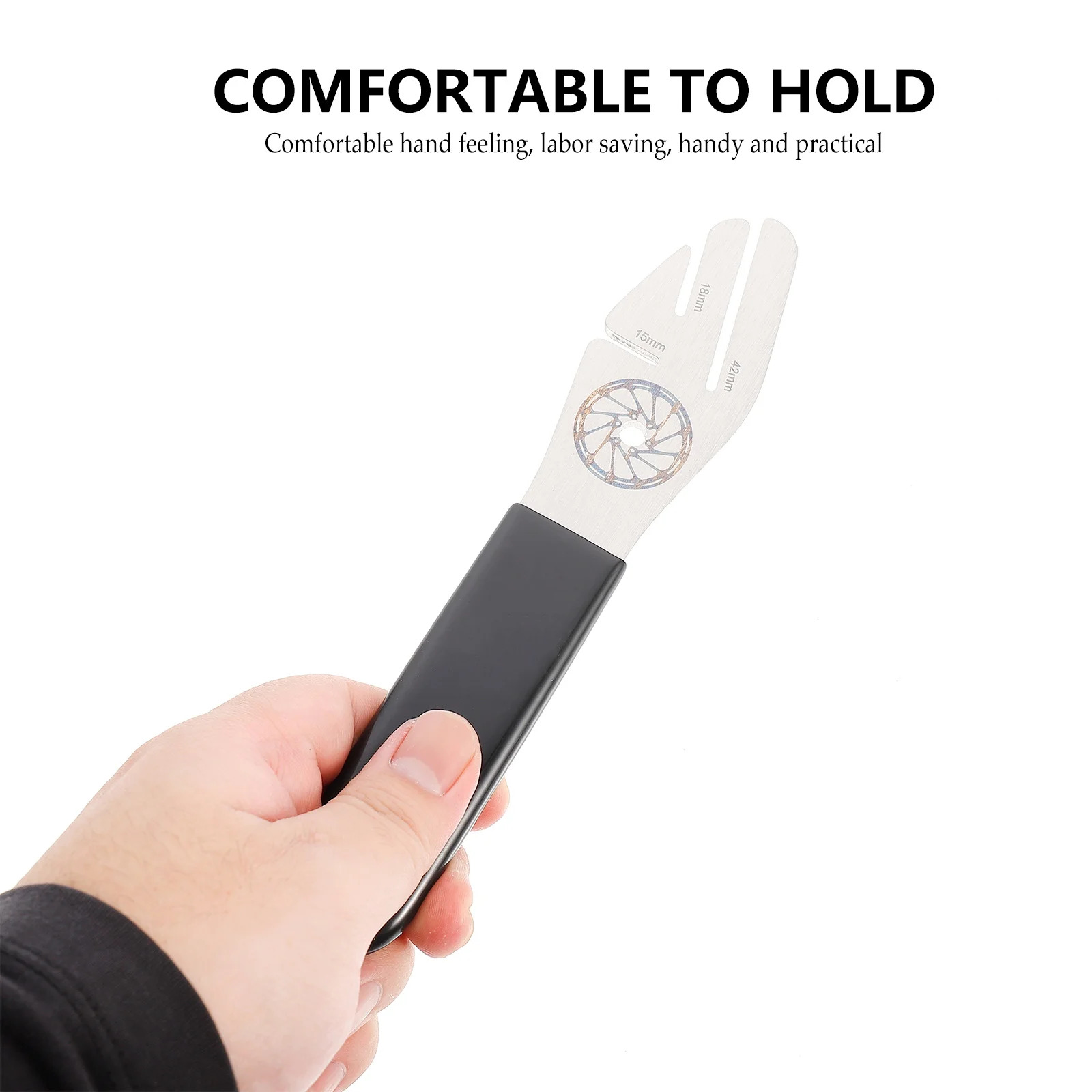 

Stainless Steel Adjustable Wrench Durable Strong Clamping Bike Repair Tool Home Professional Use Labor Saving Grip Gift For Diy