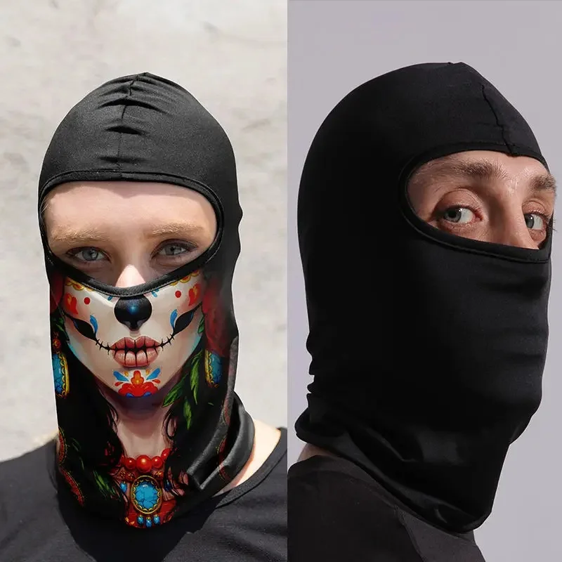 Hot Selling 3D Printed Full Face Cagoule Ski Mask Halloween Cosplay Skull Animal Balaclava Digital Image Method Funny Cool Style