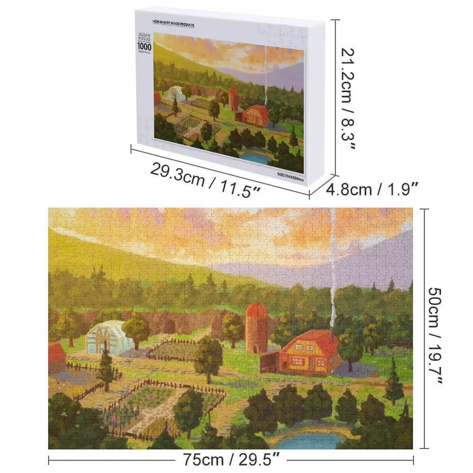 Stardew Valley - أحجية الصور المقطوعة للعبة Indie، مناشير خشبية على شكل حيوانات للبالغين