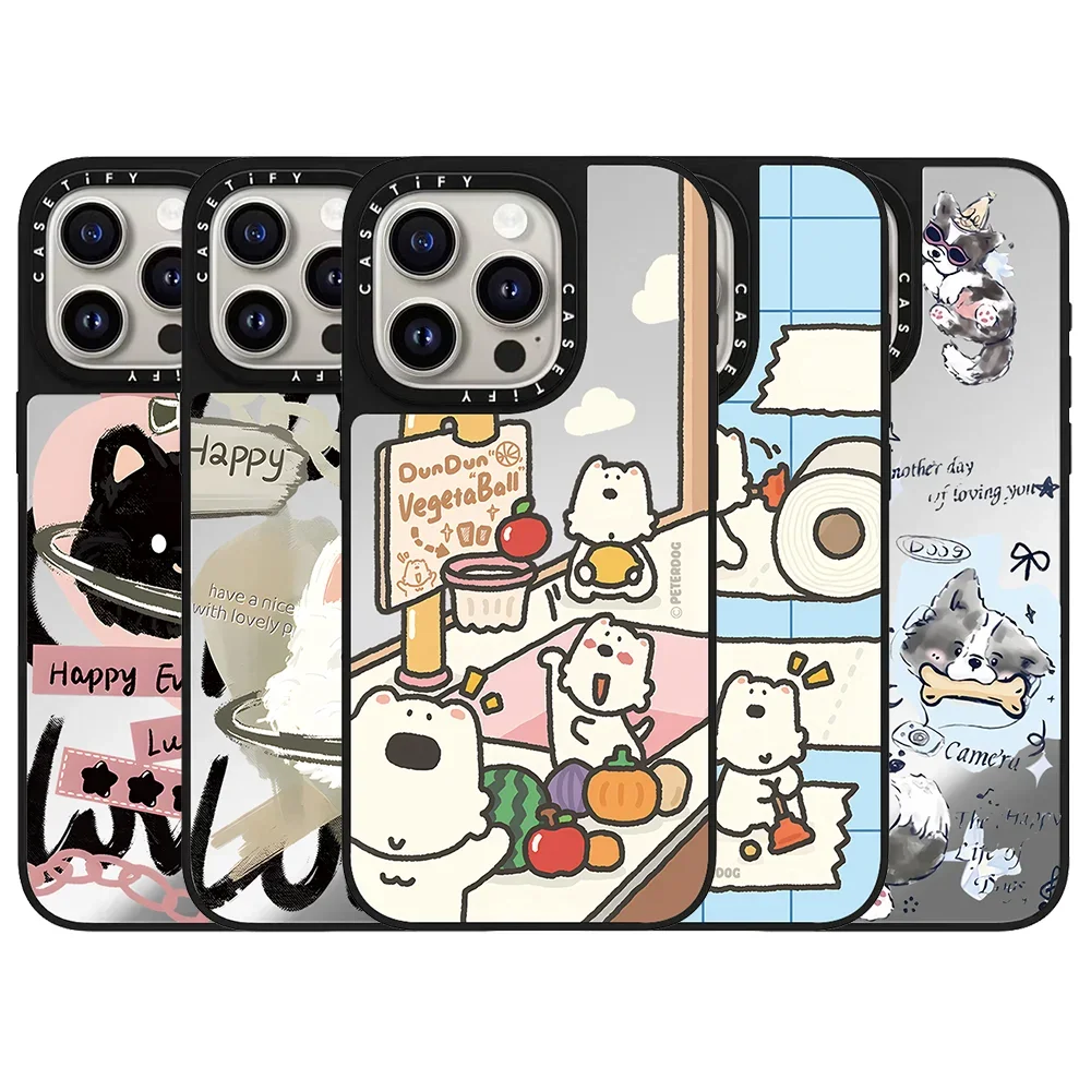 Fundas CASETiFY Serie Puppy con Estampado West Highland para iPhone 17, 13, 14 Pro Max, 16, 15 Plus, Air, Magnéticas y Protectoras