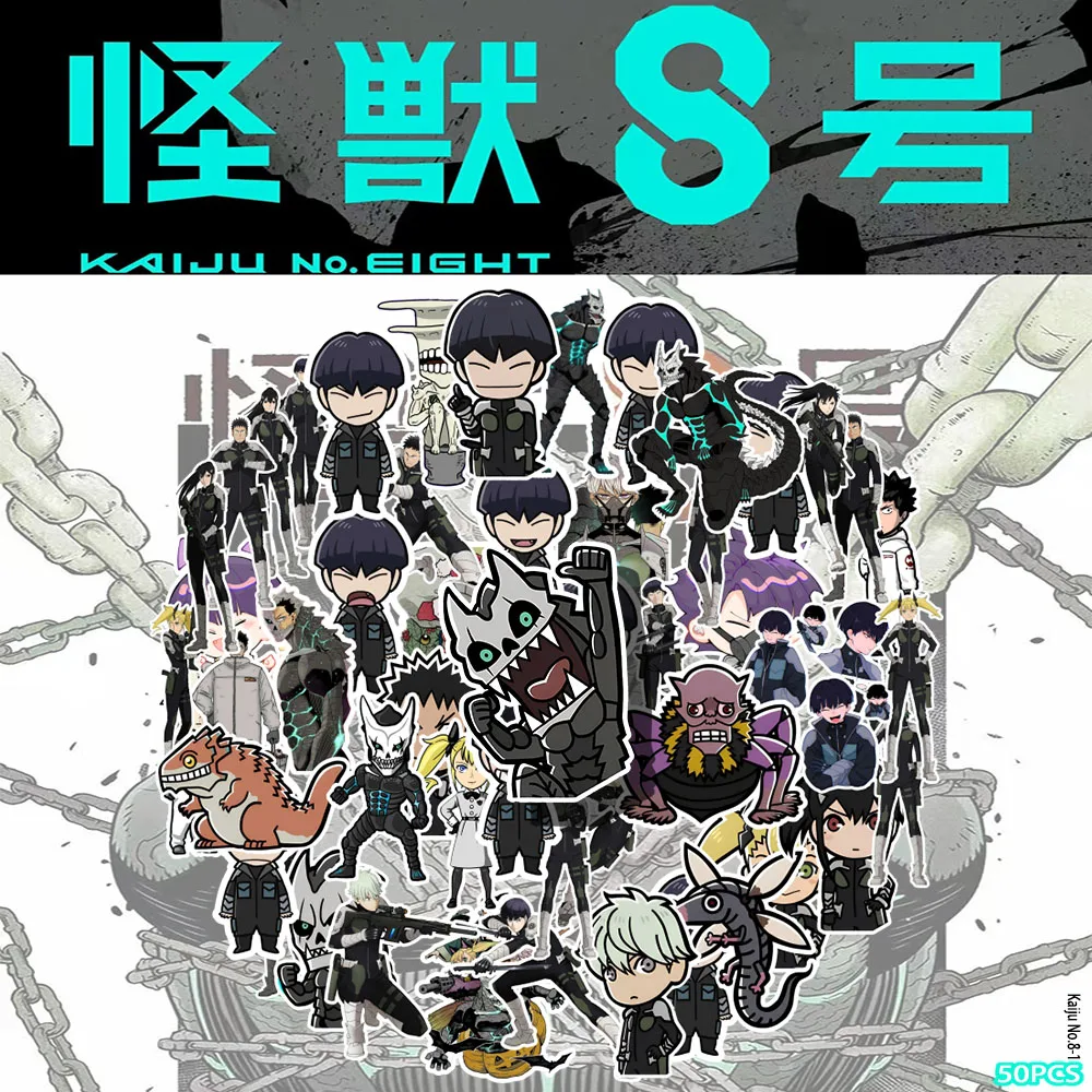 Cool Q‑Version Anime Warrior Waterproof Stickers DIY Decals for Phone Case Laptop Water Bottle Scrapbook Journal Decor