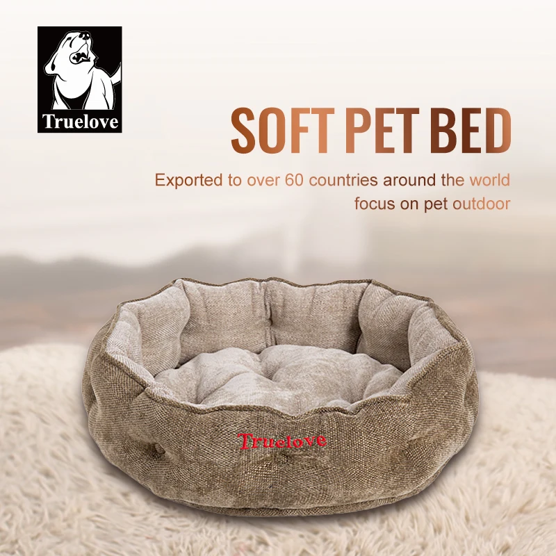 Truelove Pet Sofa Bed Foam Sofa with Removable Washable Cover Waterproof Lining and Nonskid Bottom Couch Dog Bed Cat Bed TLR1902