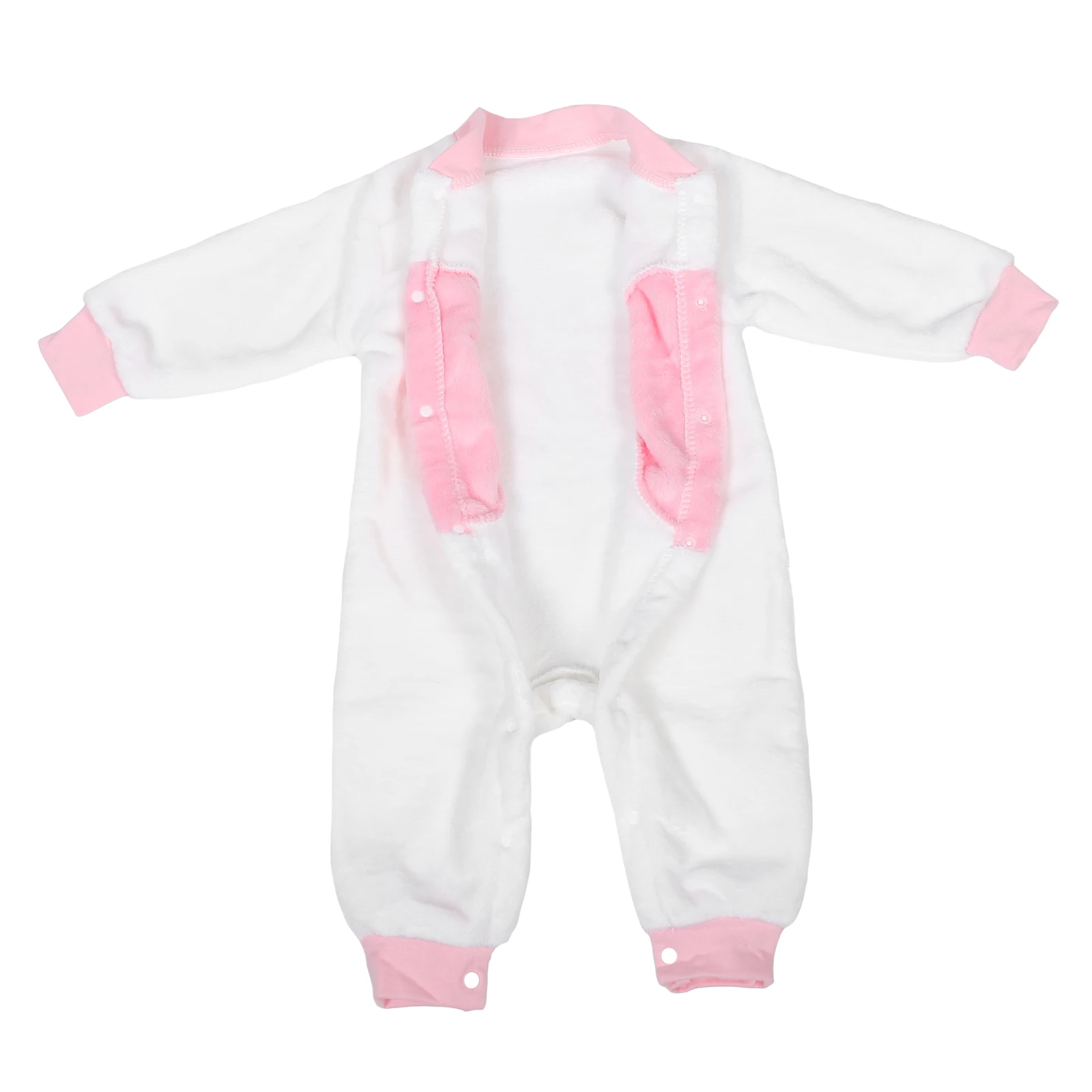 

Baby Onesie Infant Jumpsuits Soft Cozy Flannel White Rabbit Winter Clothes Newborn Snow Suits Toddler Bunny Costume Halloween