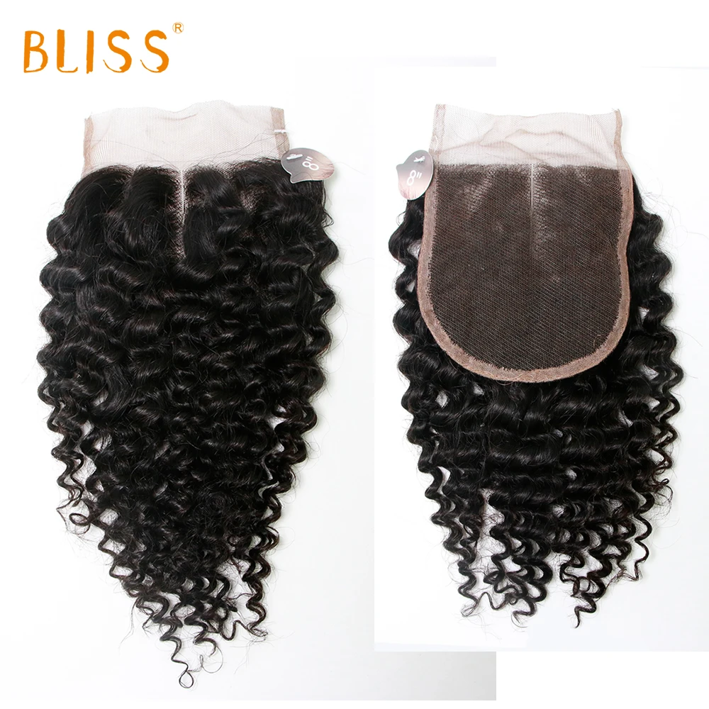 100% Hand Tied Lace Closure Water Wave Closure Human Hair Brazilian 4X4 Lace Frontal Closure Transparent Lace Front Closure Only