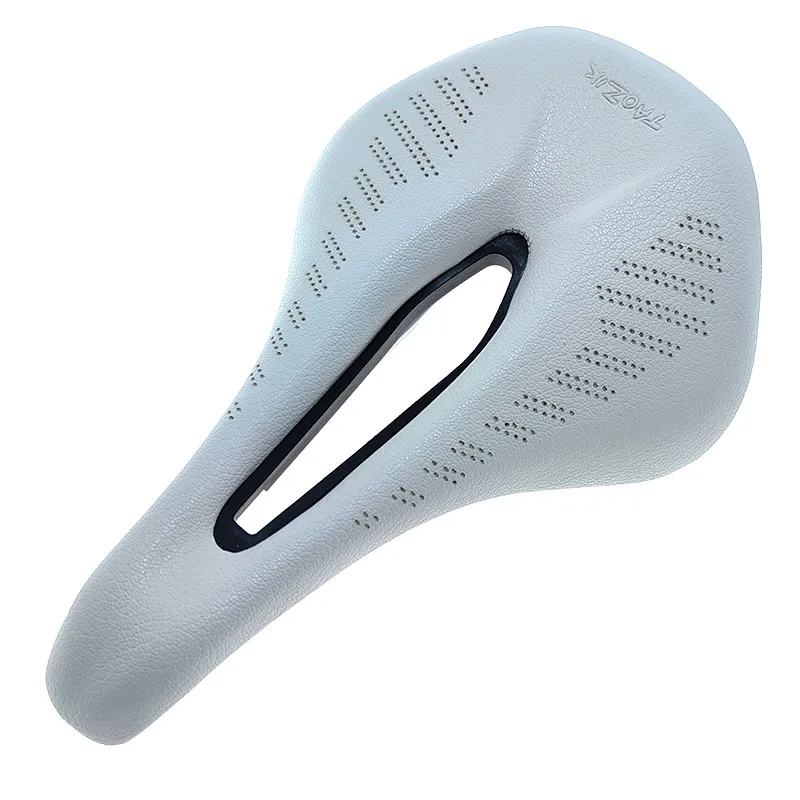 

Soft Thickened Bicycle Saddle 250x160mm Road MTB Bike Seat in White Color - Comfortable Cushion