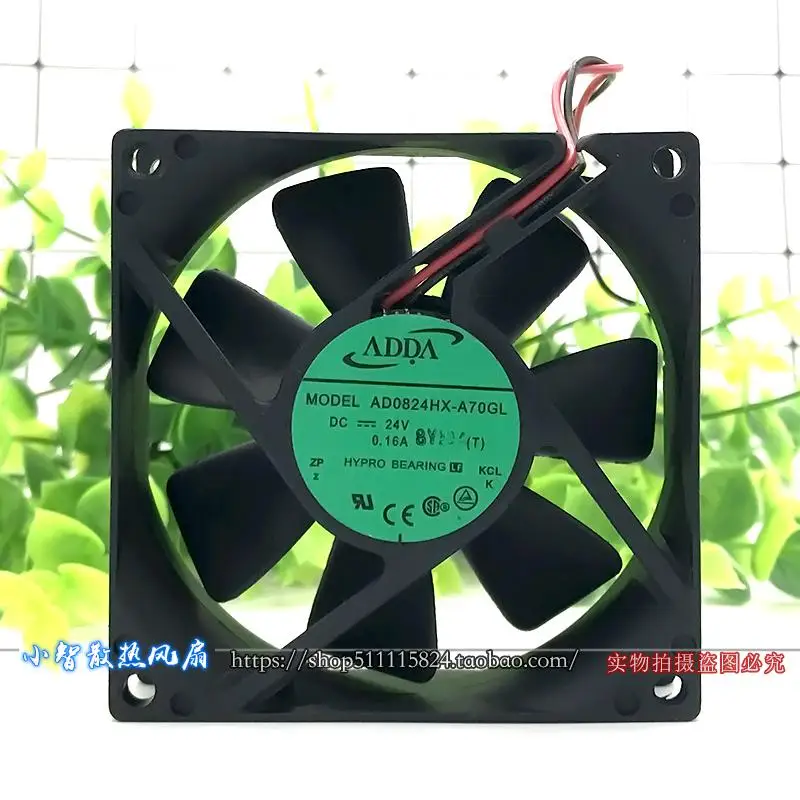

ORIGINAL AD0824HX-A70GL 24V 0.16A 8025 80*80*25mm NEW COOLING FAN RADIATOR