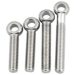 304 Stainless Steel Ring Link Bolt M5 M6 M8  Fisheye Eye Slip Hole Screw Articulated Screw Knot Scre