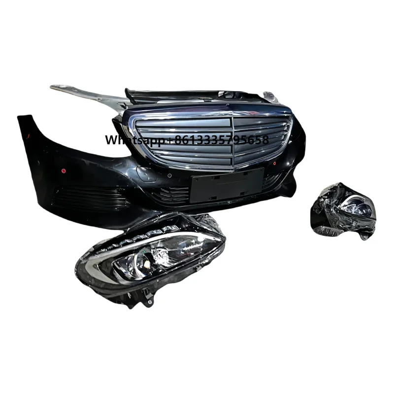 

Front Bumper Assembly for W205 Old C300 with Grille Radiator Body Kit Bumper Auto Parts