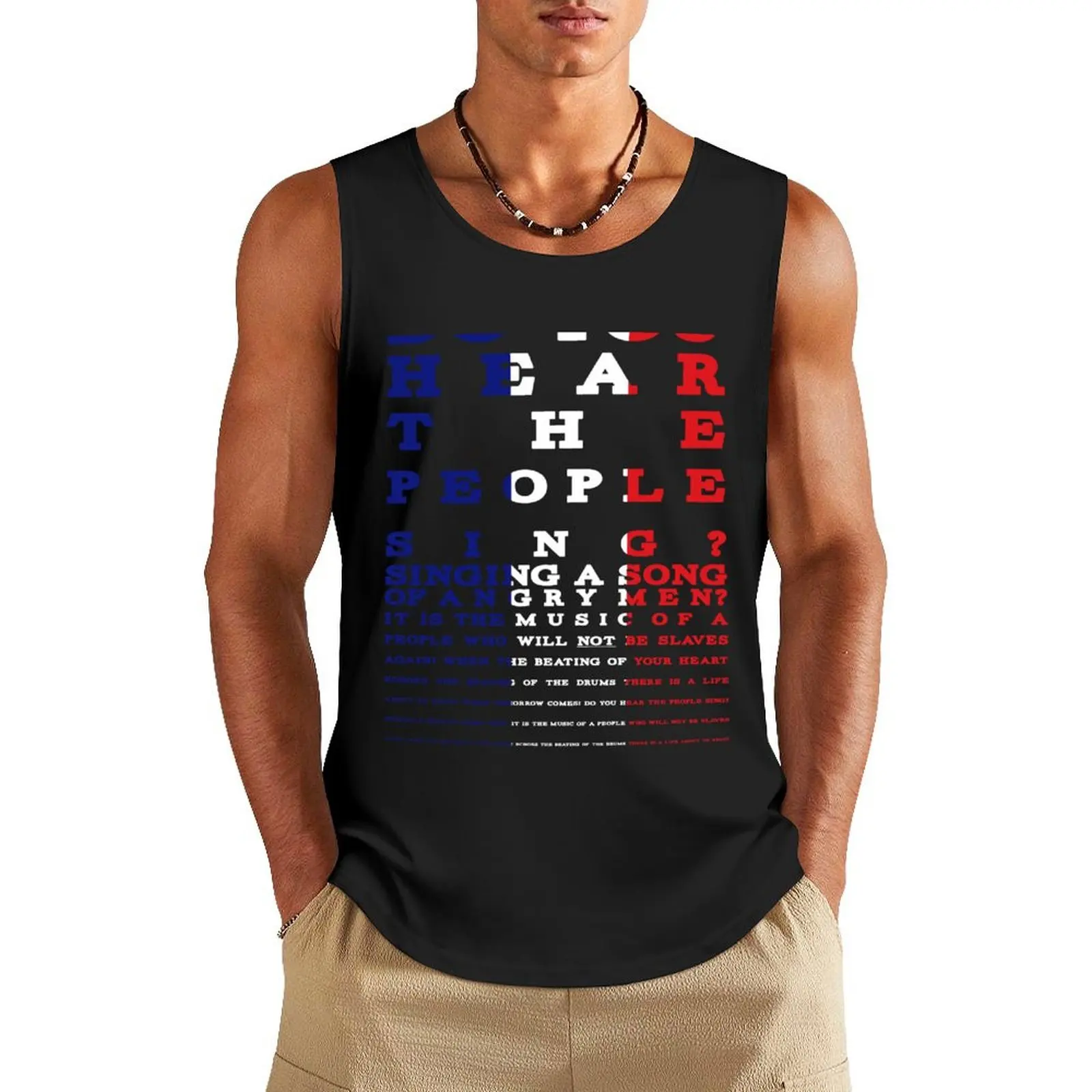 Do you hear the people sing? Les Mis design Tank Top quick-drying t-shirt tops