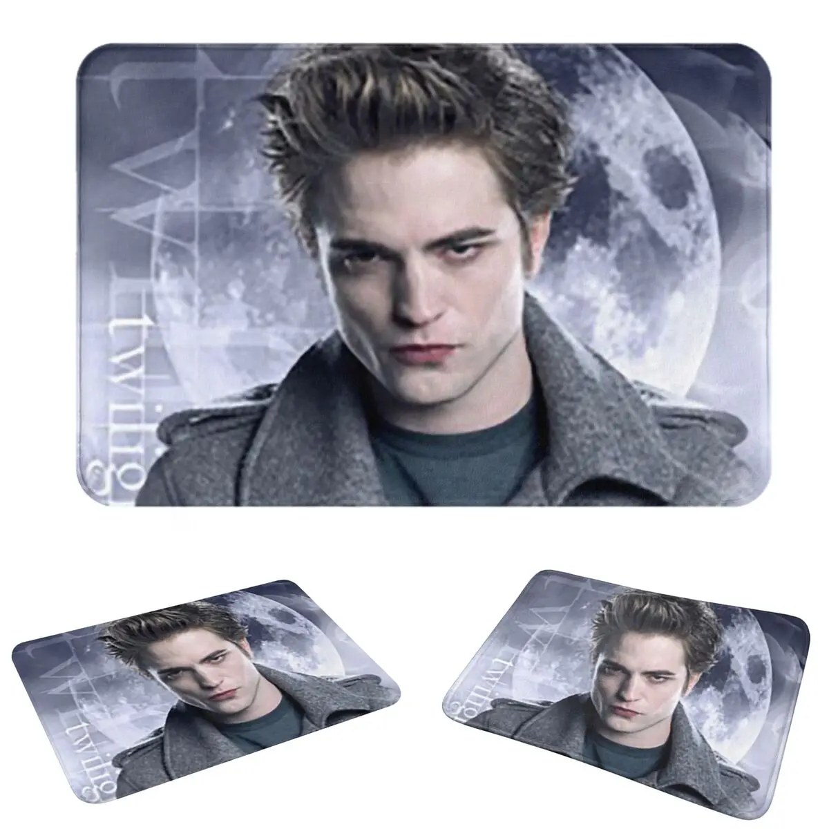 The Twilight Saga Edward Cullen Non-slip Doormat Floor Mat Dust-proo Carpet Rug for Kitchen Entrance Home Bathroom Footpad Mats
