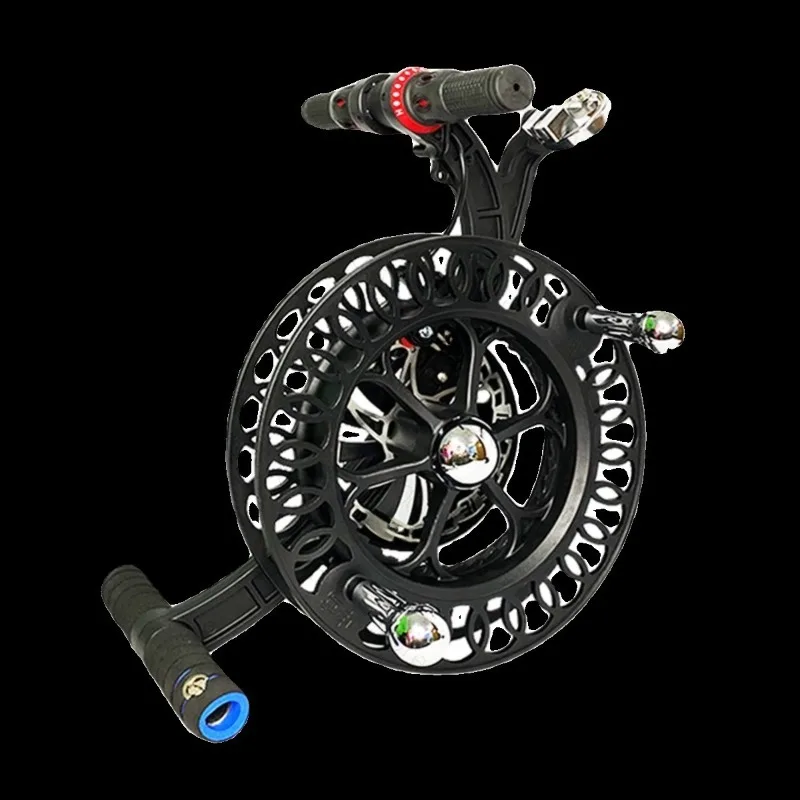 [High-end mute] Kite strap wheel spool disc all-alloy strap wheel labor-saving wheel brake anti-reverse take-up line 26cm