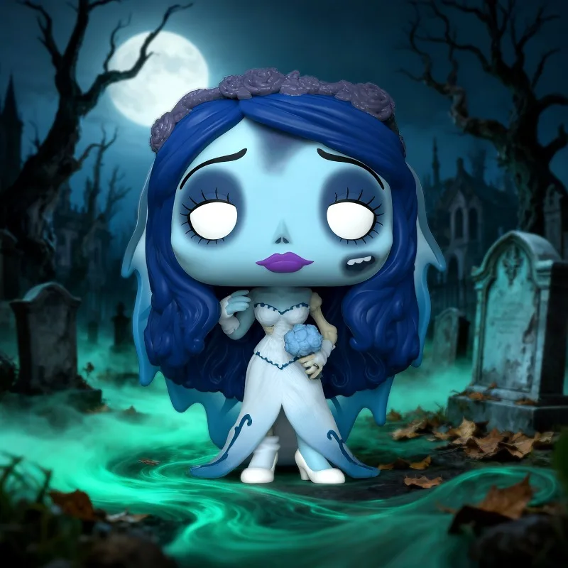Funko POP Original Corpse Bride Anime Figure EMILY Action Figure Toys for Boys Girls Kids Gift Collectible Model Ornaments