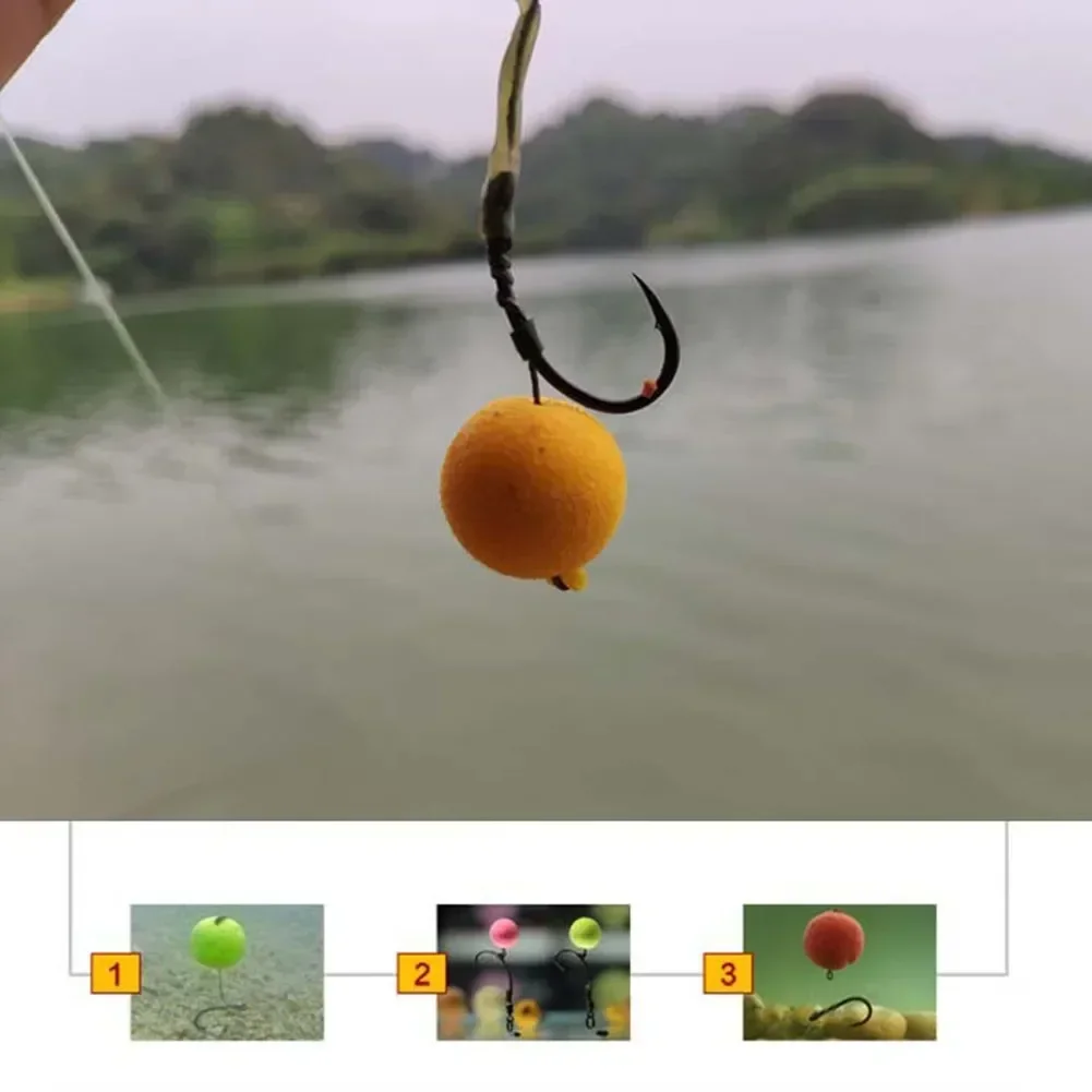 1 Bottle EVA Carp Fishing Pop Ups Boilies Beads Floating Ball Flavor Mainline Baits Lures Sinking Carp Fishing Beads Hook Bait N