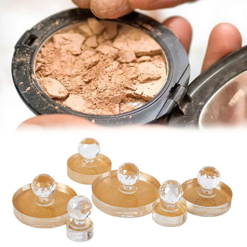 【Glas-Puderpressen-Stempelwerkzeug, Puderpressform, Make-up-Puderstempel für Lidschatten, Foundation, Highlighter, Reparaturwerkzeug】