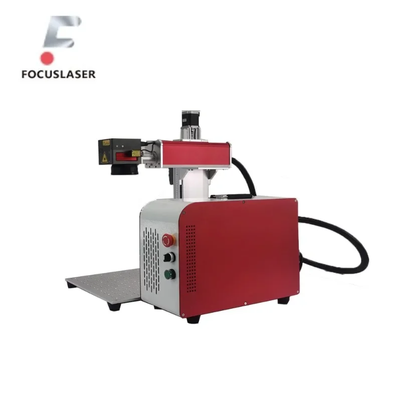 Focuslaser 20w 30w 50w 60W 100w Dog Tag Engraved Auto Focus Fiber Laser Engraving Marking Machine Work with Lightburn