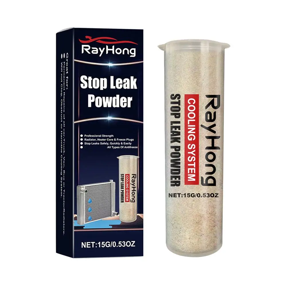 Car Cooling System Sealer Radiator Stop Leak Powder Car Car Radiator Powder Accessories Car Coolant Leak Sealer