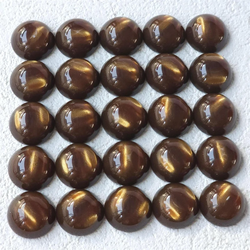 

Wholesale 100pcs/lot 14mm color pattern print geometry rounds shape resin cabochon beads diy jewelry garment hair accessory