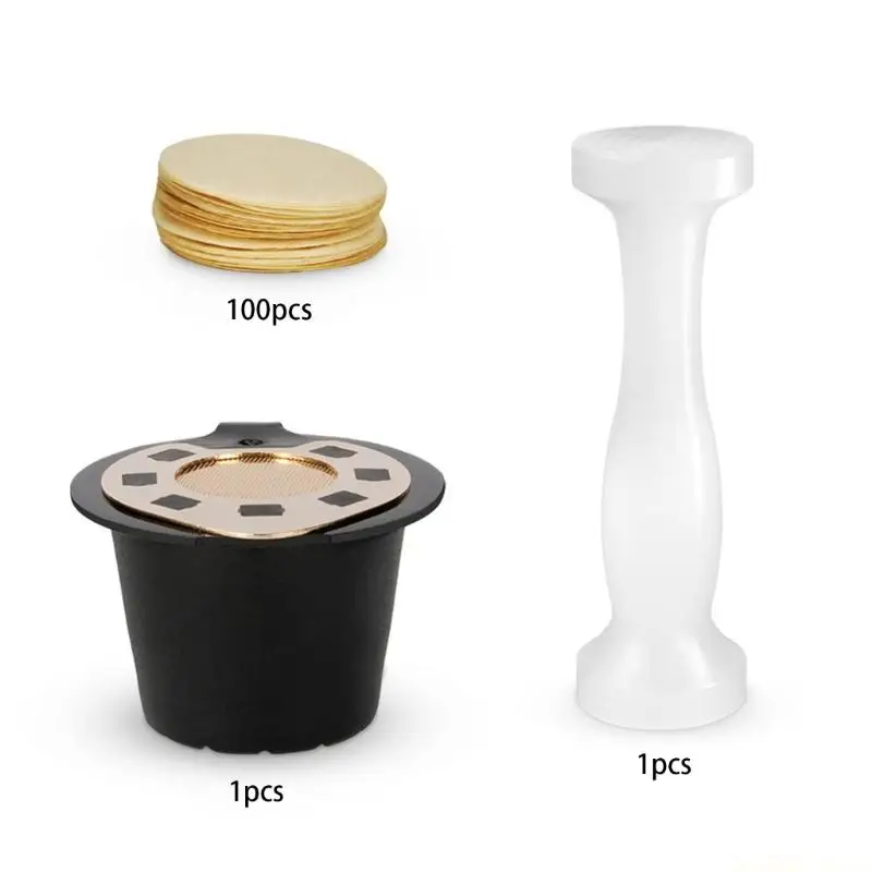 D0AB Coffee Pods Shell Coffee Pods Tamper Plastic Texture Suitable for Stable Tamping