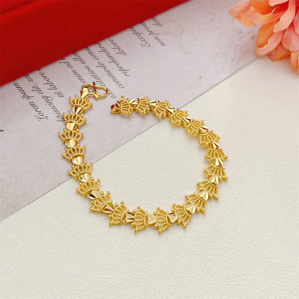 Women\'s Hand Bracelets Flower Heart Wide Chain Cuff Bangle Bracelet Pulsera Femme Wristband Pulsera Femme Wedding Jewelry Gifts