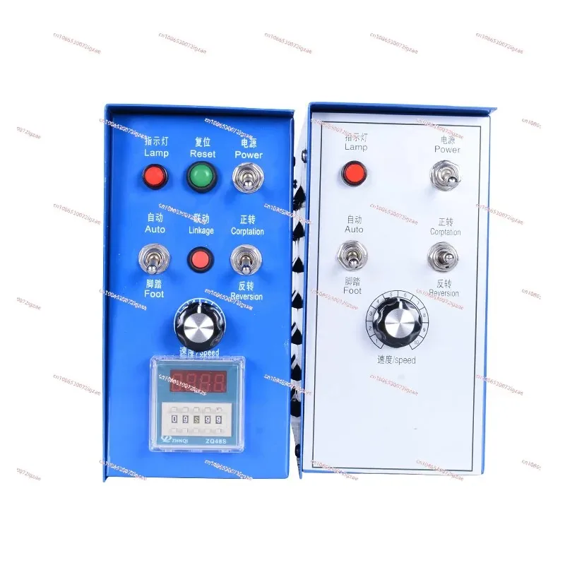 Welding positioner control box, positioner control box, automatic ring seam equipment, controller, pedal timing multi-function