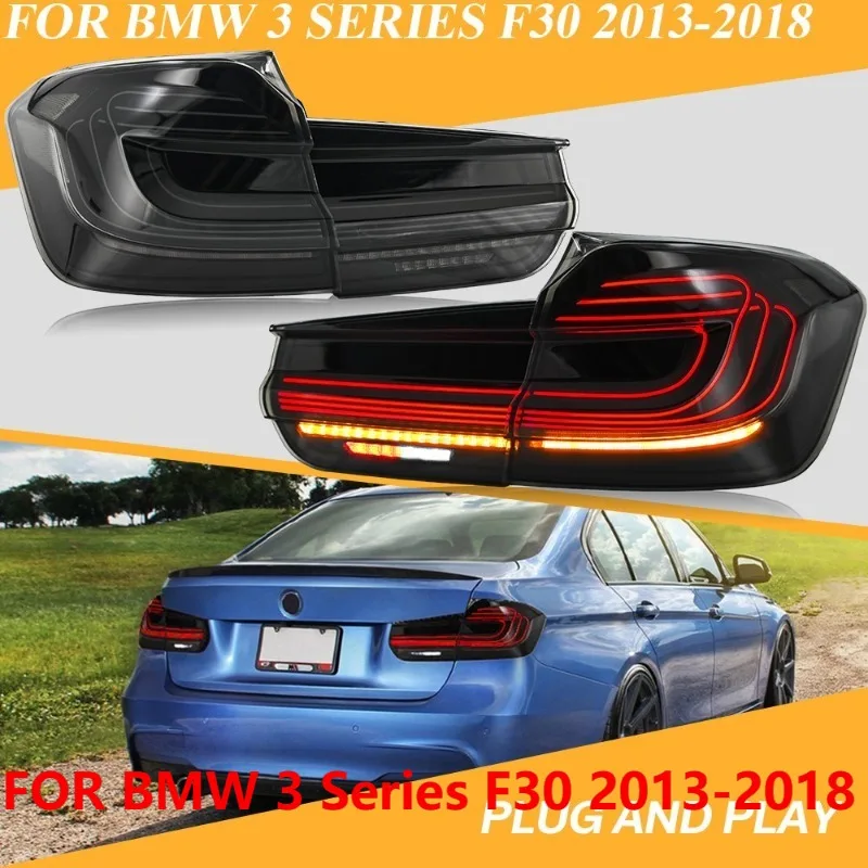 

Светодиодные задние фонари для BMW 3 серии F30 2013-2018 Комплект дымчатых задних фонарей