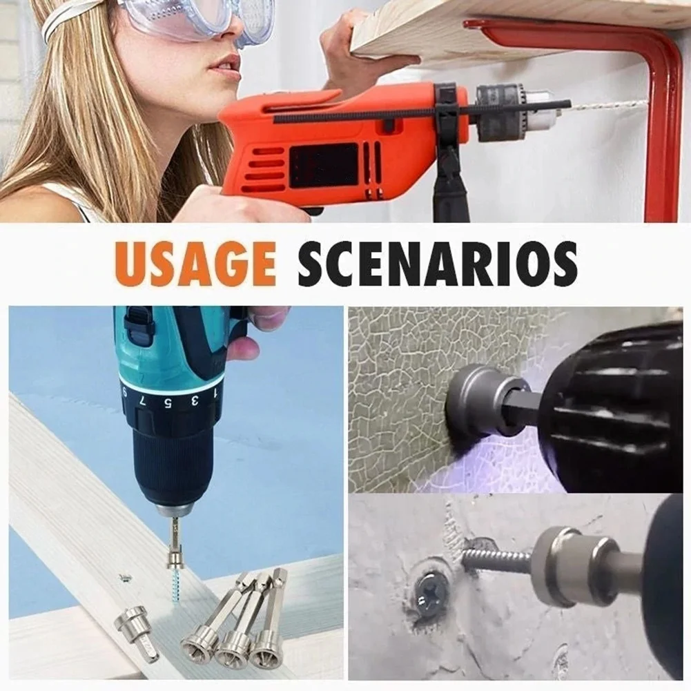 

A45M-Magnetic Positioning Screwdriver Bits 6.35Mm Anti-Skid Magnetic Ring Screwdriver Positioning Magnetic Ring