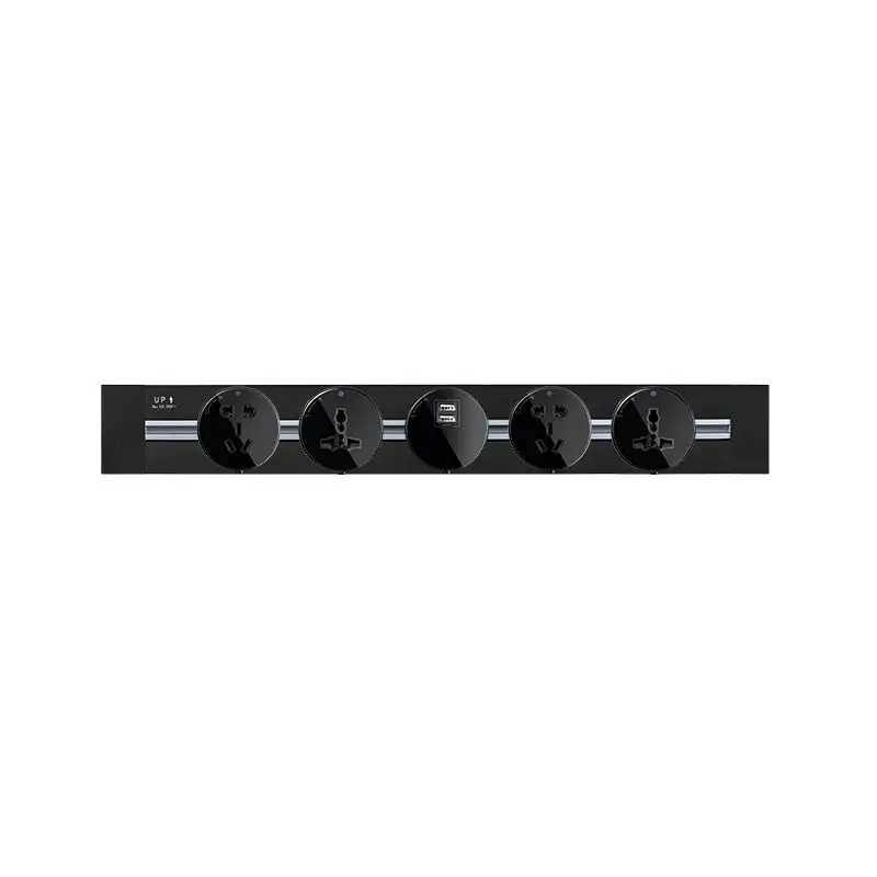 

Movable sliding track socket Kitchen socket Power guide rail Hidden movable socket