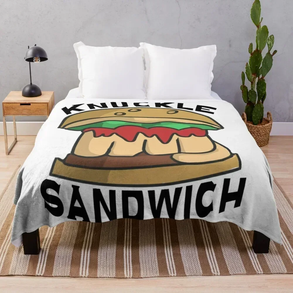 

Knuckle Sandwich Throw Blanket for winter Decorative Throw Luxury Designer Hairy Blankets