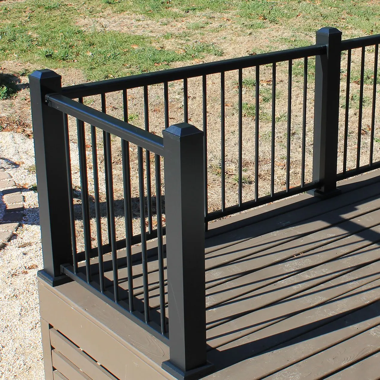 التخصيص ACE Picket الدرابزين الألومنيوم مقذوف درابزين الألومنيوم شرفة درابزين للخارجية