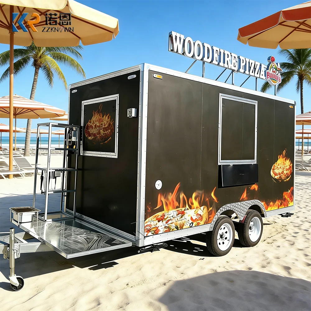 

Custom Donut Dessert Street Burger Food Truck Mobile Concession Mobile Coffee Beverage Food Trailer Fully Equipped
