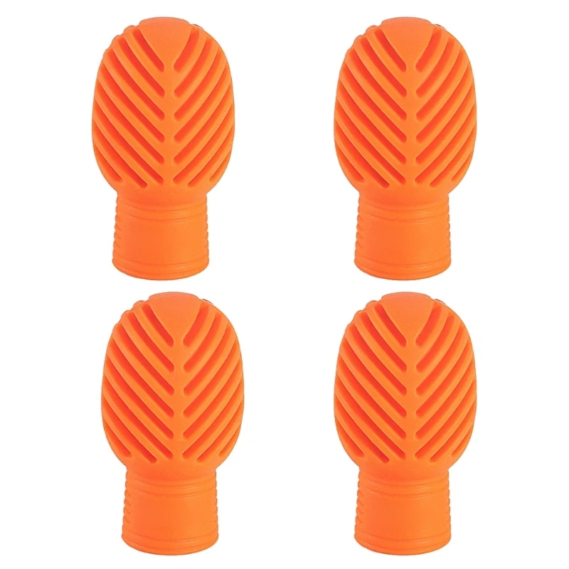 

4Pcs Drum Mute Silicone Drumstick Tip Drumstick Dampeners Percussion Accessory for Silencing Drumming Practice