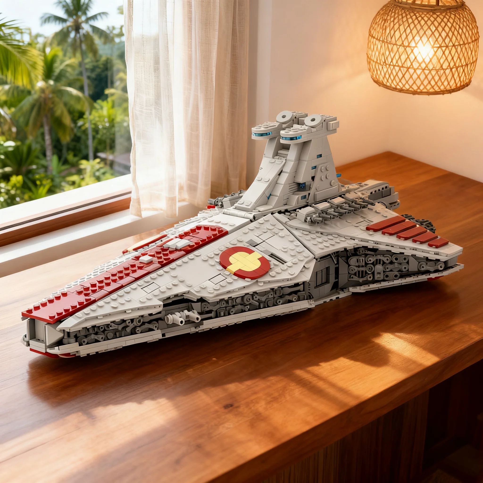 2596pcs MOC Star Battle Venator - Class Destroyer Model Building Blocks Architecture Toy Christmas Gift Education Idea Craft Art