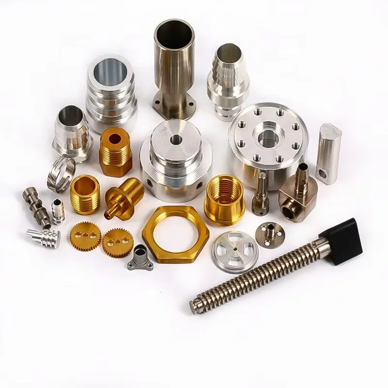 

Aluminum / Brass Precision Hardware Parts Mechanical transmission and connection components machined by CNC turning and milling