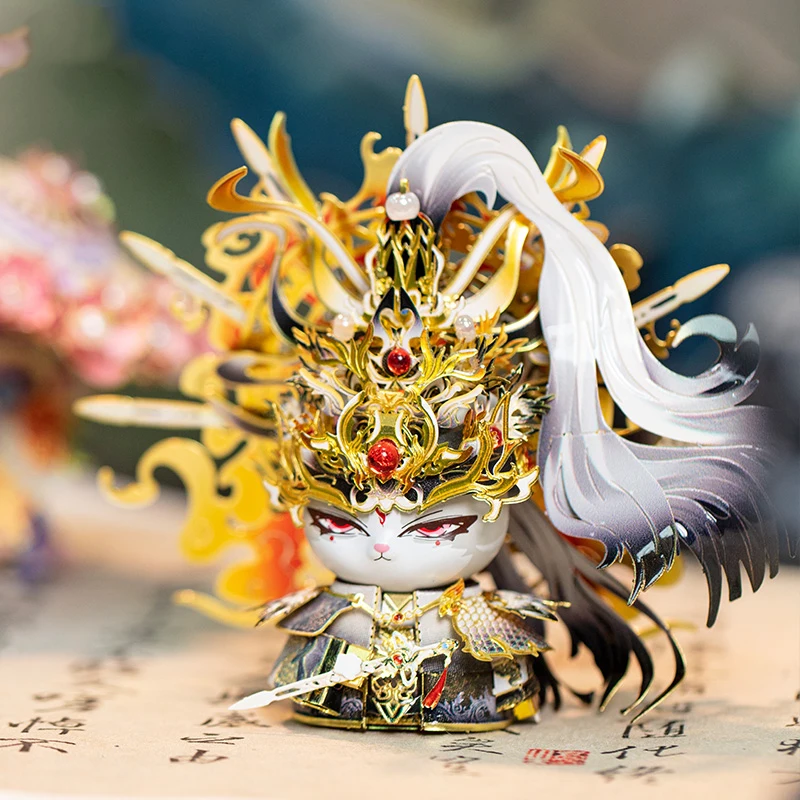 

DIY 3D Metal Puzzle Mini Dijun Dolls Miniature Model Building Kits Assembly Jigsaw Puzzles for Girls Birthday Gifts Home Decor