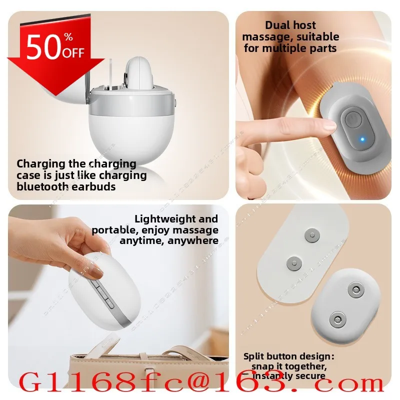 Portable Multifunctional EMS Intelligent Portable Dual Pulse Massage To Relax The Body