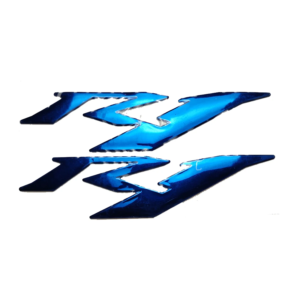 Motorfiets 3D Embleem Badge Decal Tank Wiel Sticker Soft Reflecterende Decal R1 R3 R6 Sticker Voor Yamaha YZF-R1 YZF-R3 YZF-R6