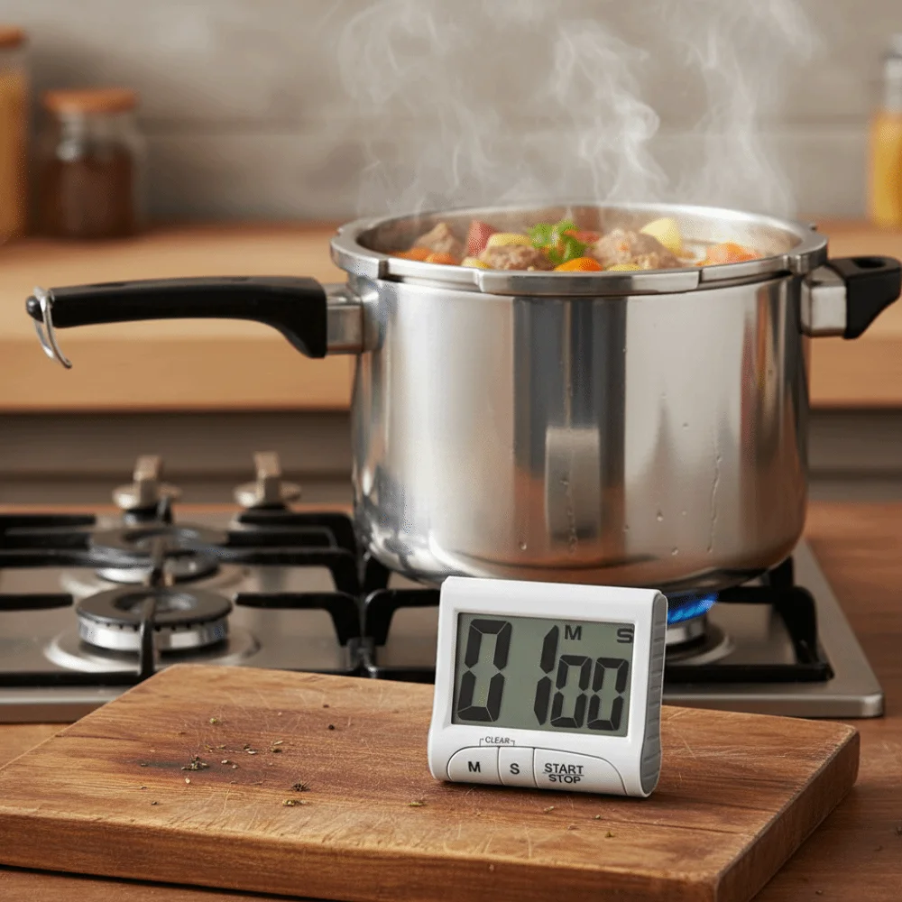 Large Display Screen Digital Kitchen Timer Back Stand Loud Alarm Countdown Timer Magnetic Battery-powered Cooking Timer Baking