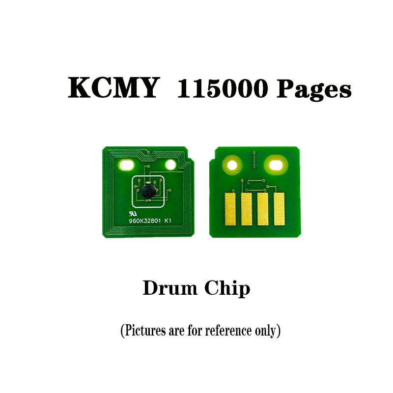 WW Version BK/C/M/Y Color 115k Pages C950X71G Drum Chip for Lexmark C950/X950