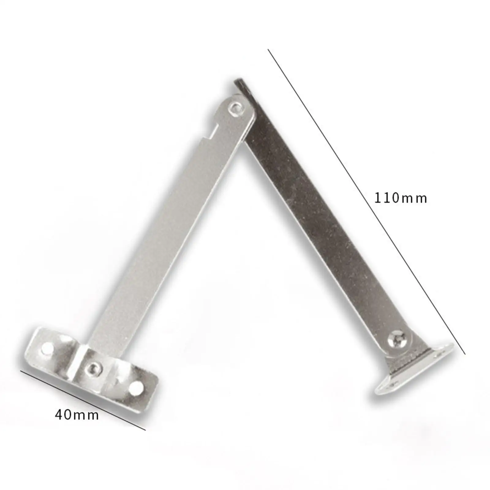 2Pcs Folding Lid Support Hinges Metal Furniture Hardware Chest Cabinet Lid Support for Wooden Box Cupboard Door Hinge Supporting