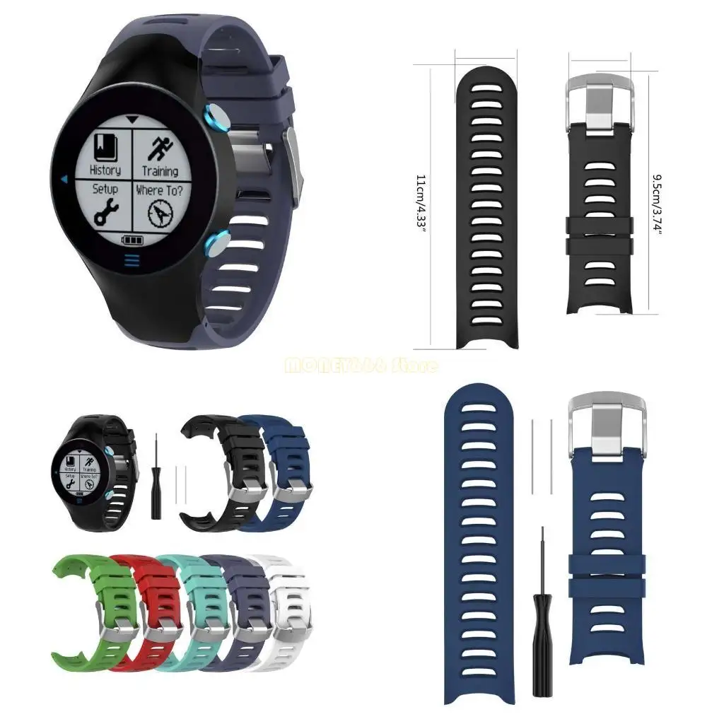 

F62C Силиказовая полоса подходит для 610 Sports Watch Watch Brast Brazlet замена браслета водонепроницаемой потажного