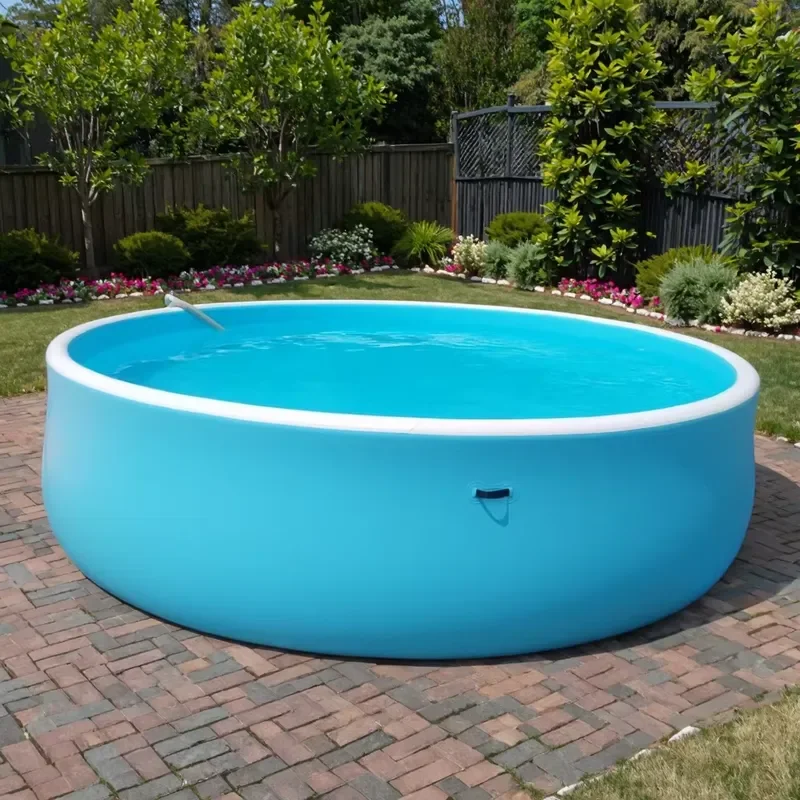 for. Custom Large Portable Inflatable Swimming Pool Drop Stitch PVC Family Adult Kids Backyard Garden Outdoor Water Play