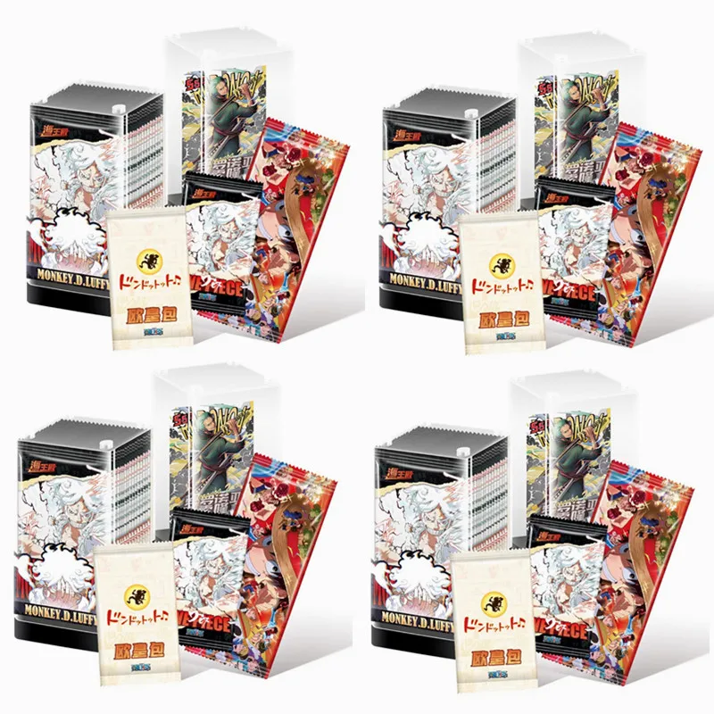 

2024One Piece Collection Cards Box Booster Pack Anime Luffy Zoro Nami Chopper TCG Game Playing Game Cards