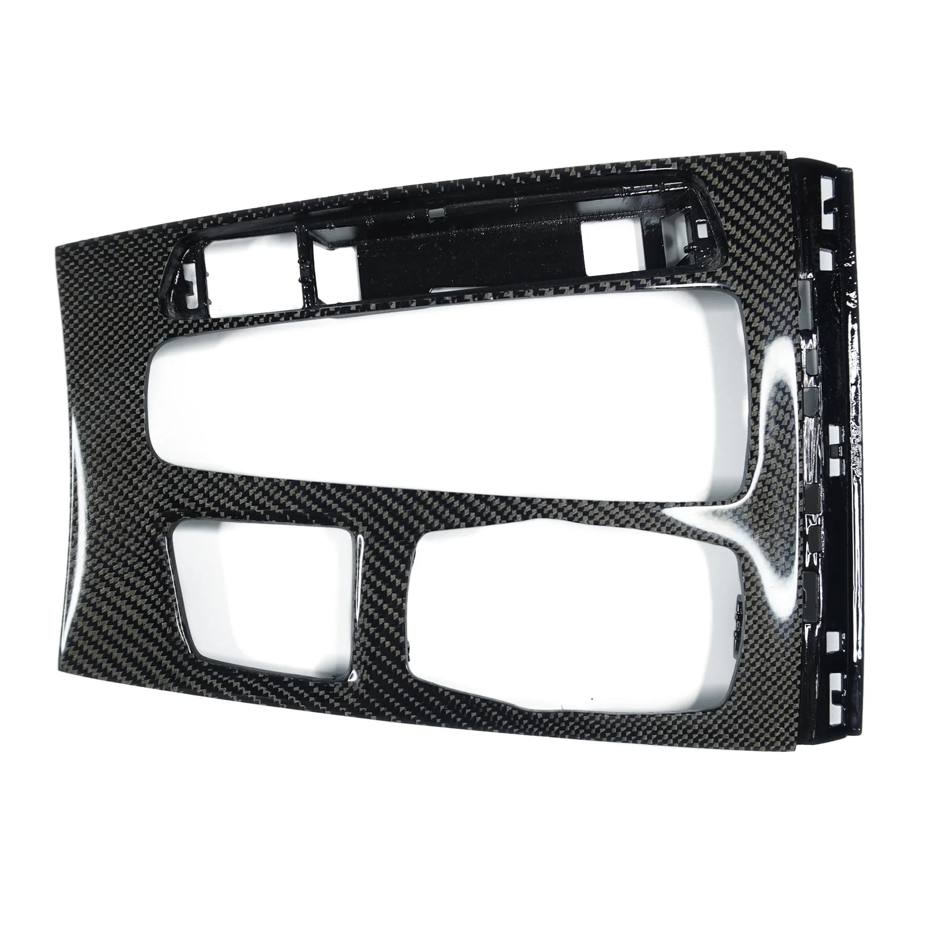 Suitable for BMW X5/X6/F15F16 carbon fiber medium control gear change panel decorative cover gear frame replacement