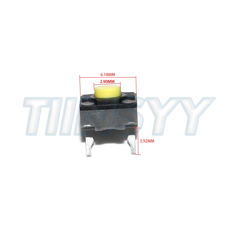 10Pcs New Mute button 6*6*7.3mm quare silent micro switch 6*6*4.3mm Tact Button Switch 6X6X9.5mm DPI keys