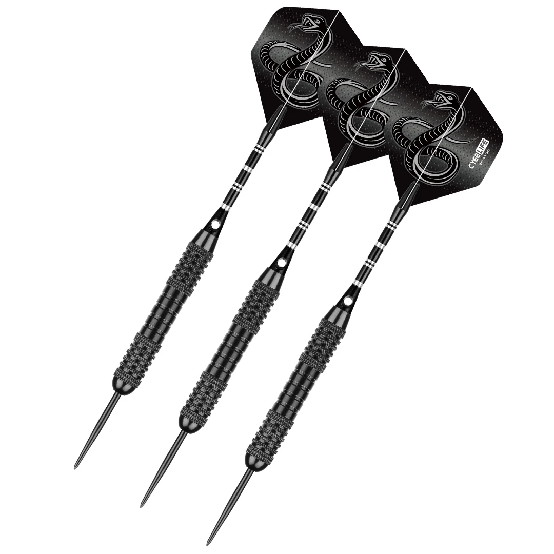 CyeeLife 3pcs Professional Flying Dart Steel Needle Tip Dart Sport Outdoor Indoor Entertainment Game Accessories