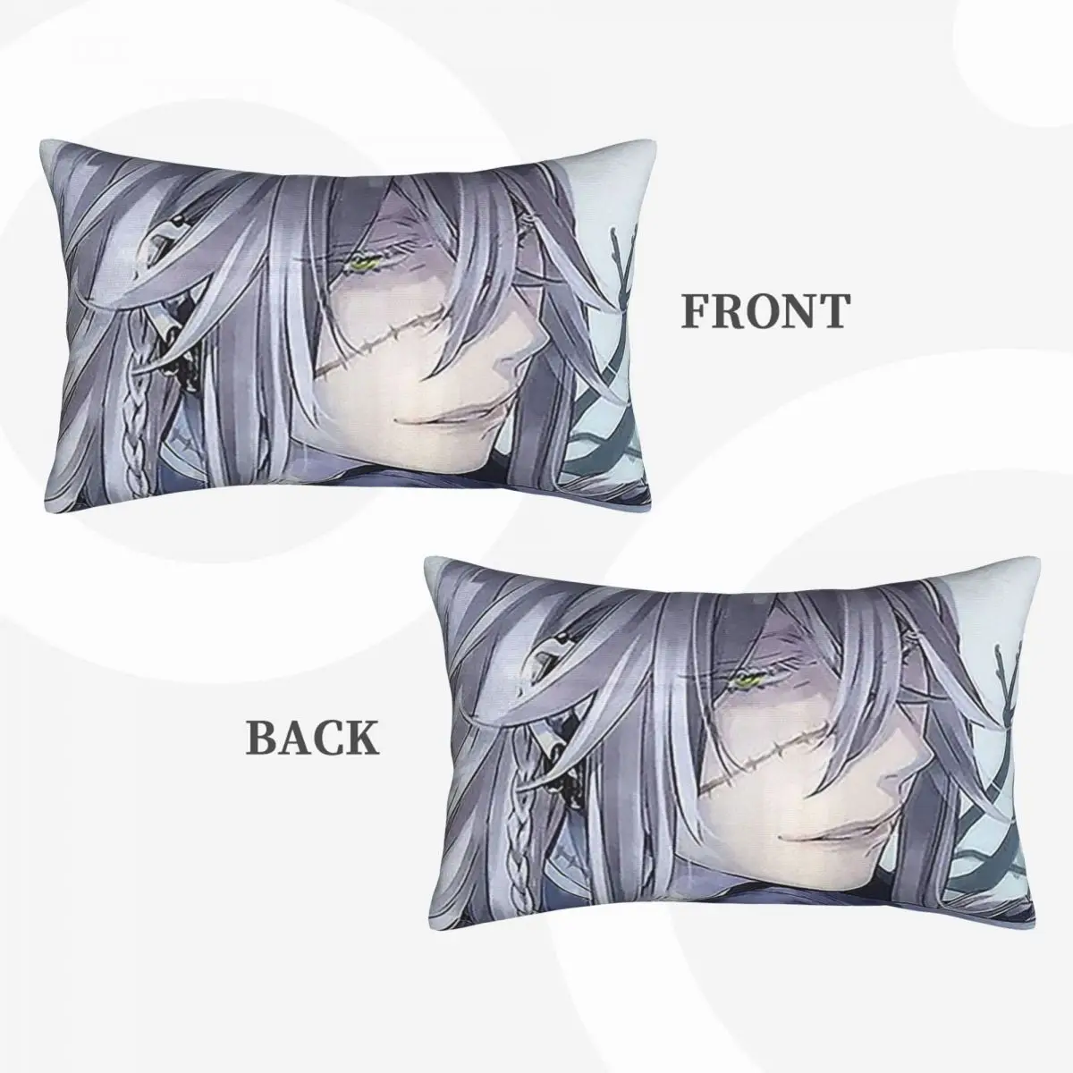 Undertaker Black Butler Rectangle Pillowcase Cushion Cover Decorative Bedroom Bed Home Comfort Throw Pillow - view 2