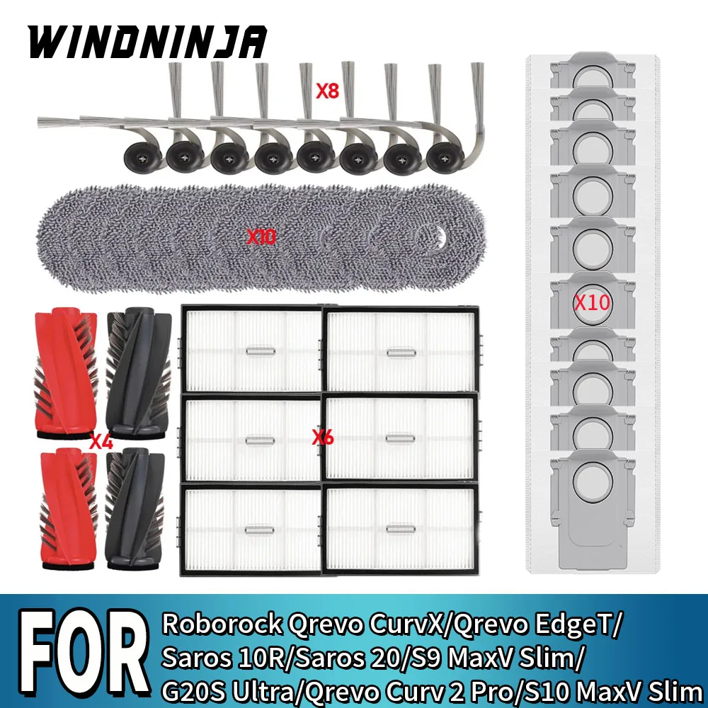 For Roborock Saros 20 10R /Qrevo CurvX/EdgeT/G20S Ultra/Qrev